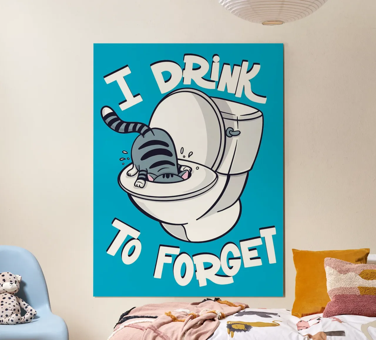 Ich trinke, um zu vergessen Hahnemühle von JoyWalkerShop