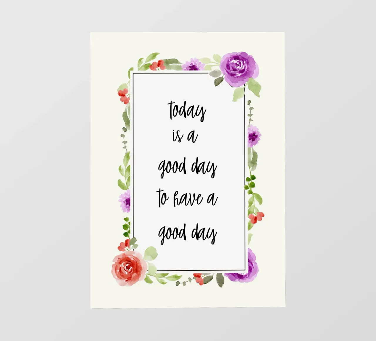Today is a good day to have a good day pellicola backlit da PinkCandyWalls