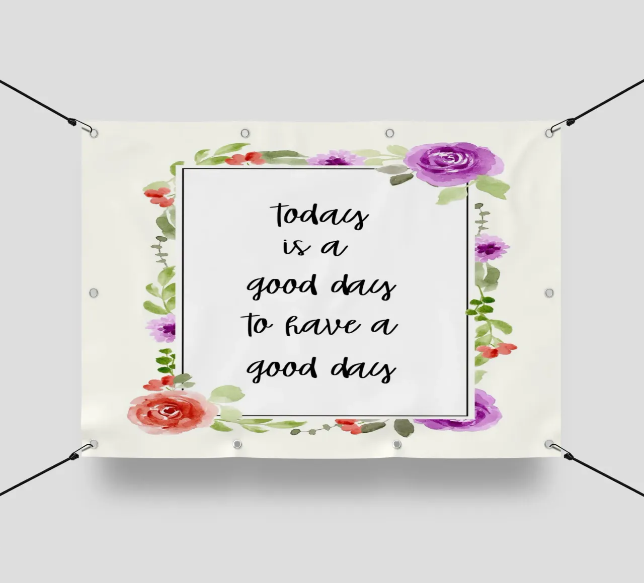 Today is a good day to have a good day telo in pvc da PinkCandyWalls