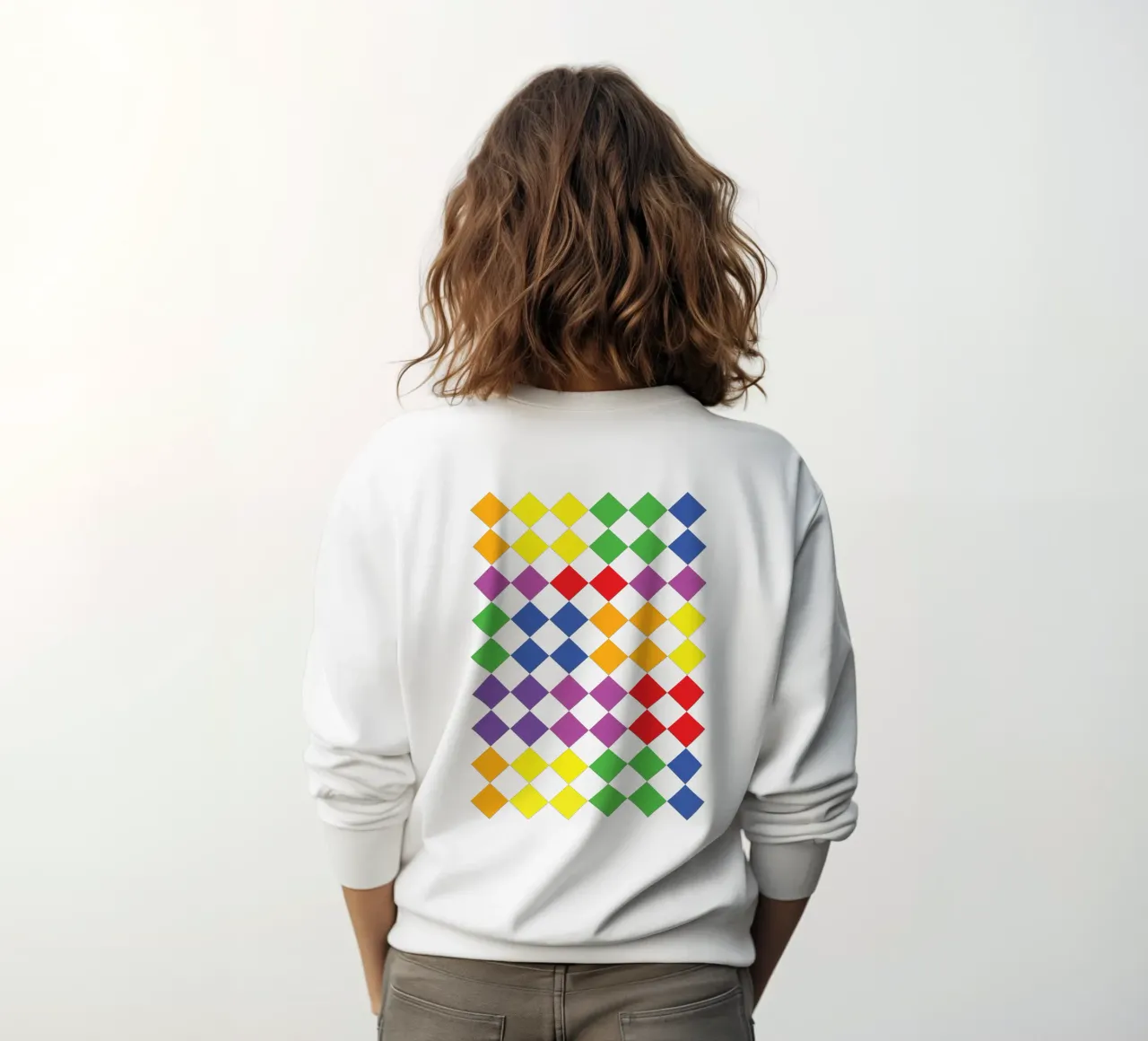 diamante arcobaleno vettoriale felpa da Plumpz