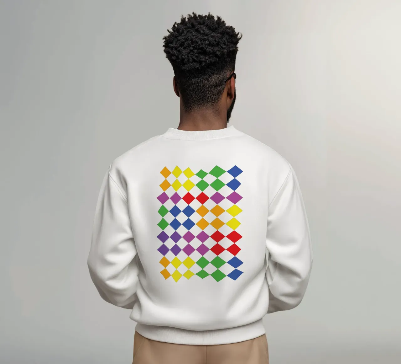 diamante arcobaleno vettoriale felpa da Plumpz