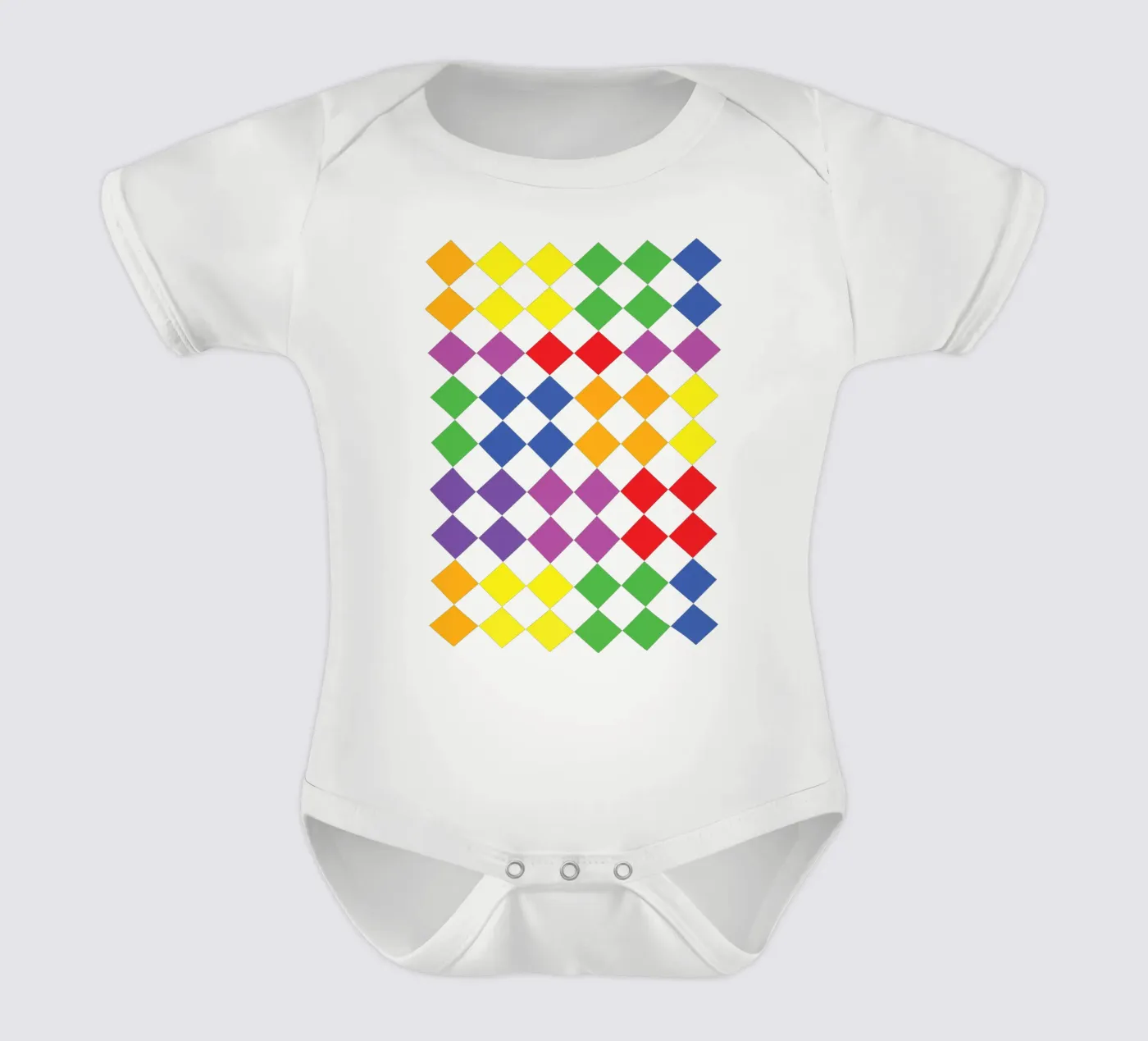 diamant arc-en-ciel vectoriel body bébé de Plumpz