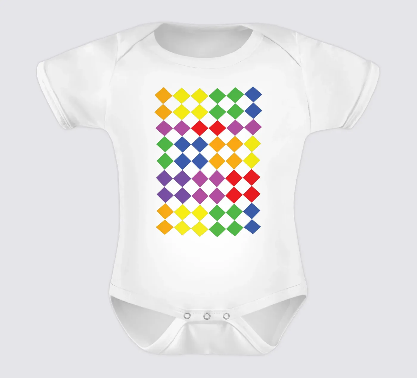 diamant arc-en-ciel vectoriel body bébé de Plumpz