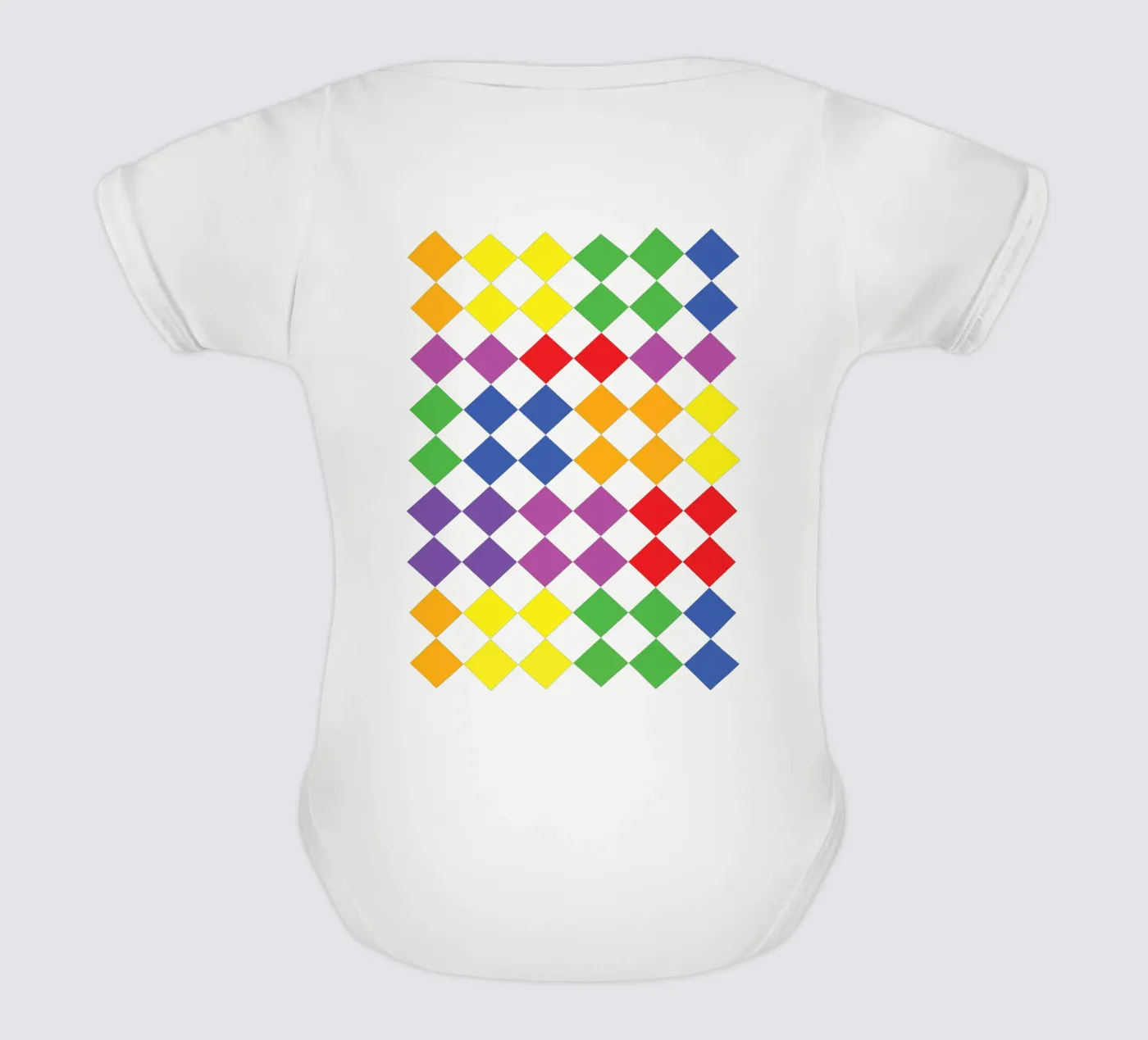 diamant arc-en-ciel vectoriel body bébé de Plumpz