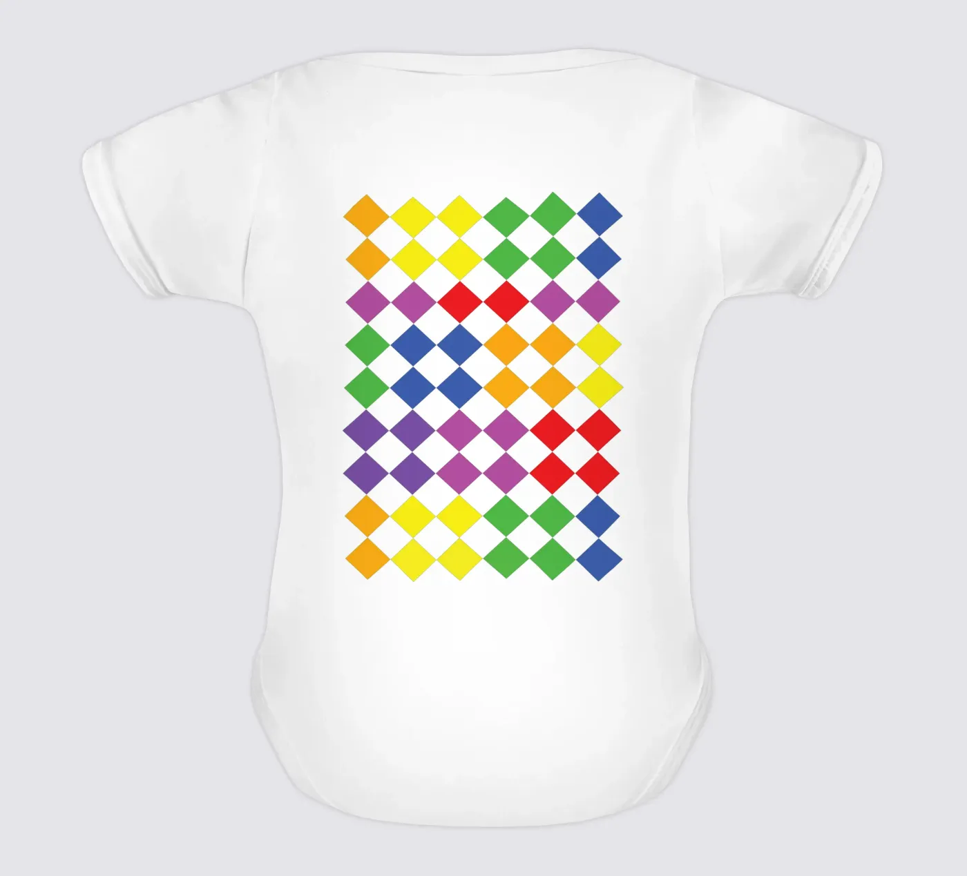diamant arc-en-ciel vectoriel body bébé de Plumpz