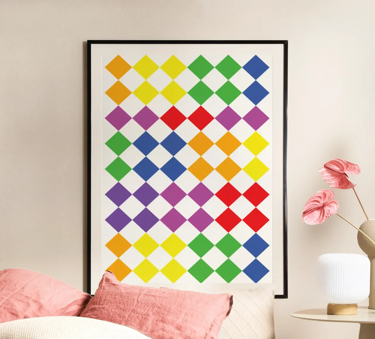 diamante arcobaleno vettoriale poster da Plumpz