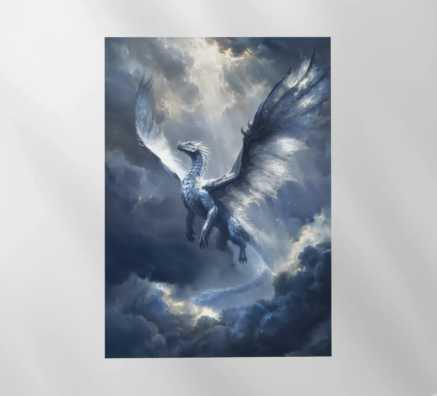 Celestial Sky Dragon pellicola backlit da Pixaverse