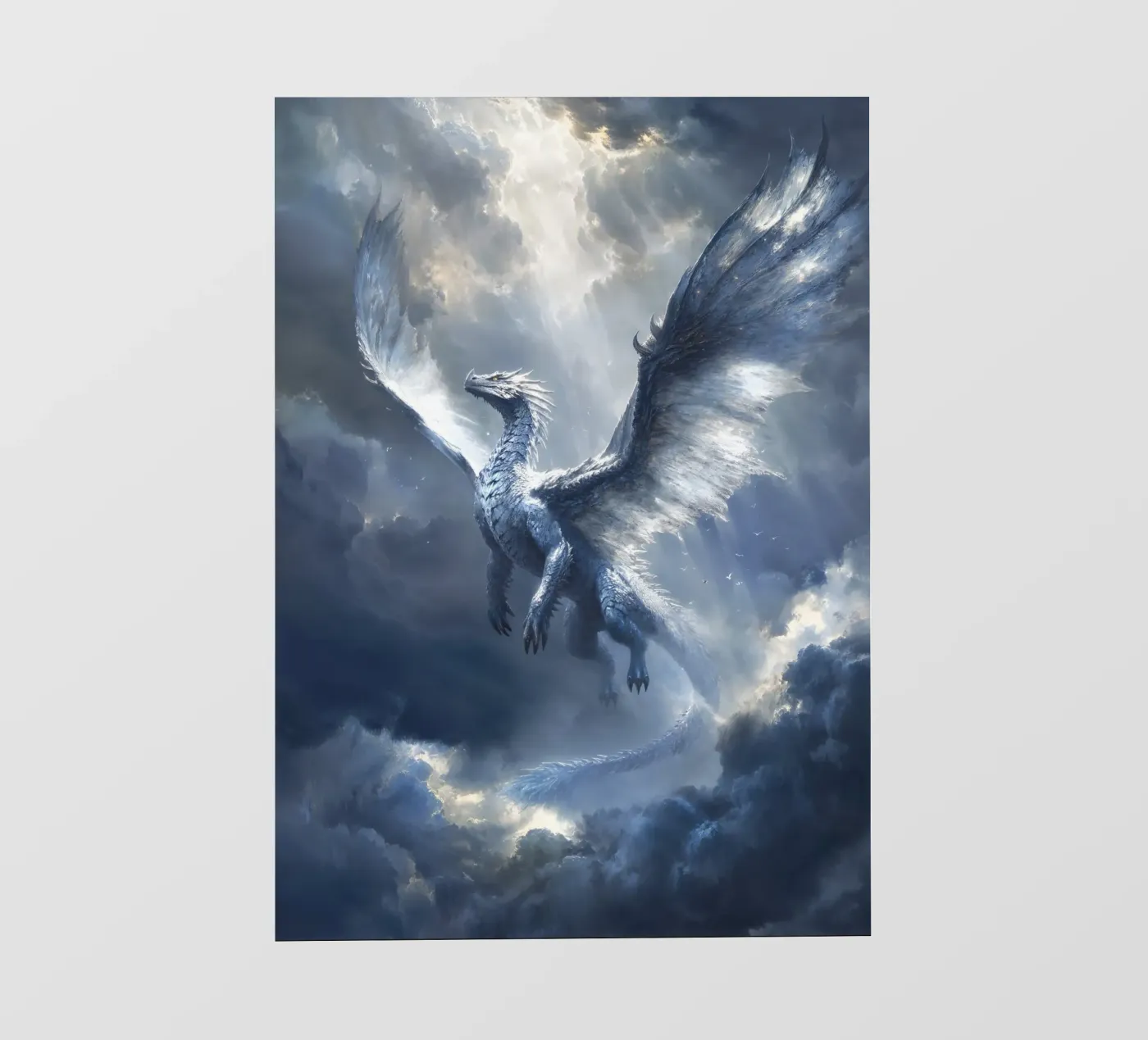 Celestial Sky Dragon pellicola backlit da Pixaverse