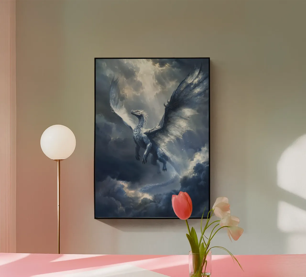 Celestial Sky Dragon plexiglass da Pixaverse