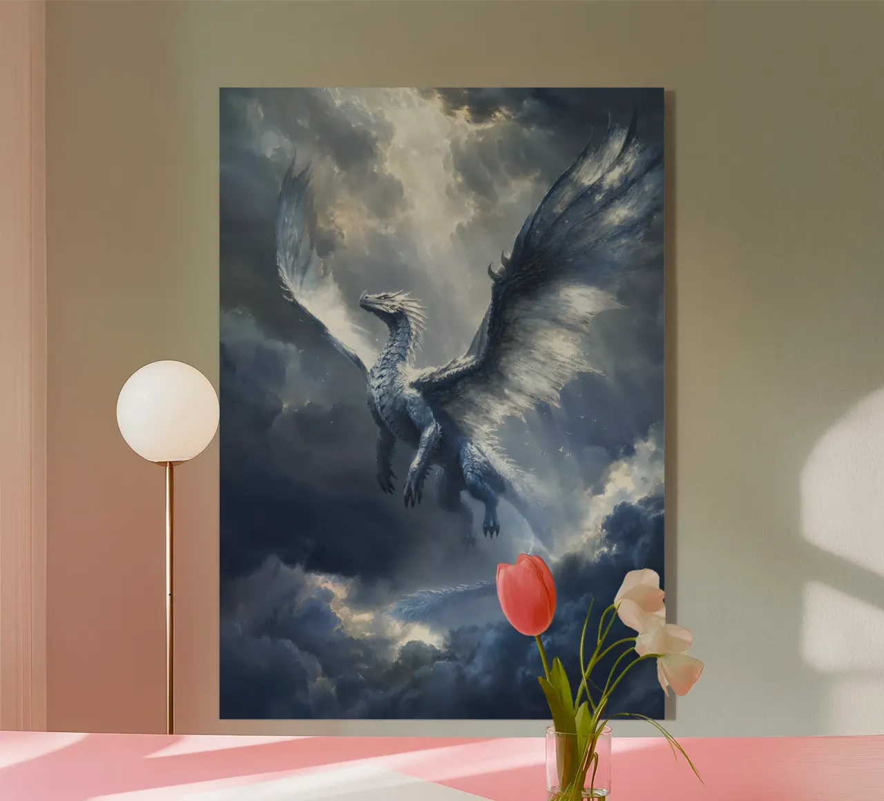 Celestial Sky Dragon plexiglass da Pixaverse