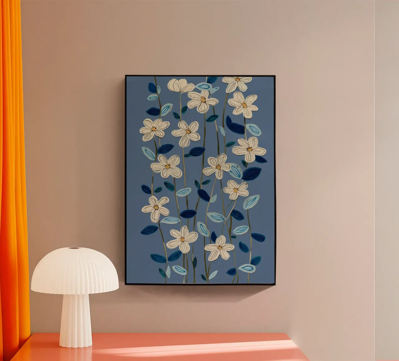 Jasmine Vines on Blue plexiglass da Flow Line