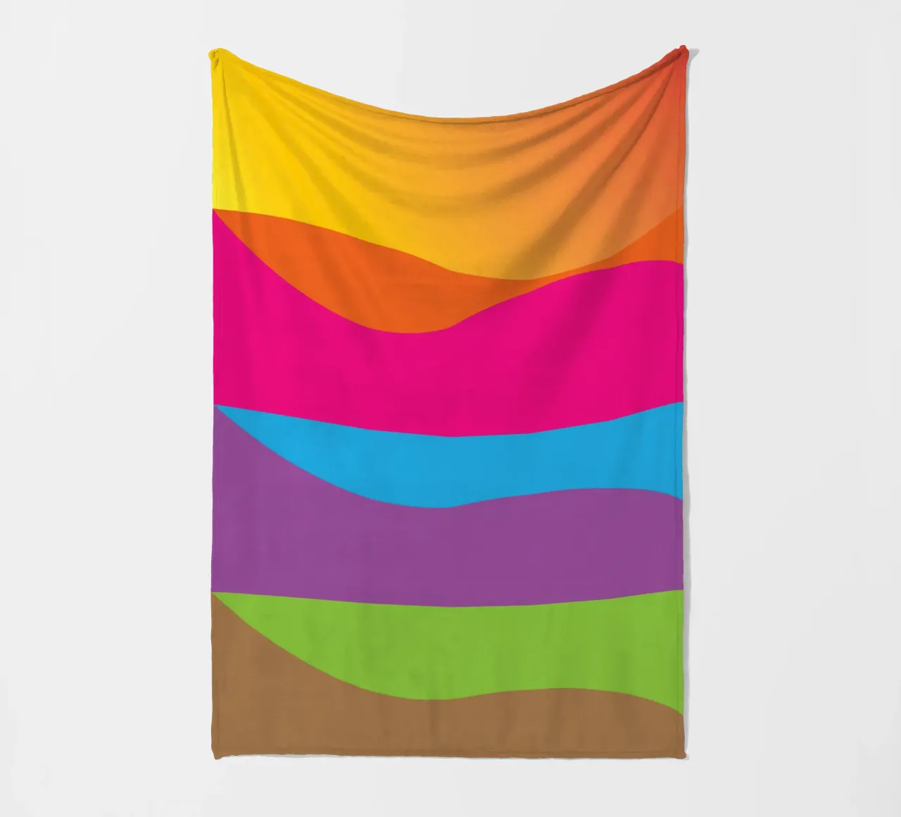 layers of earth vector color fleece blanket by Plumpz