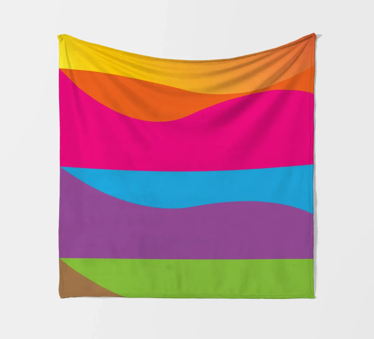 layers of earth vector color fleece blanket by Plumpz
