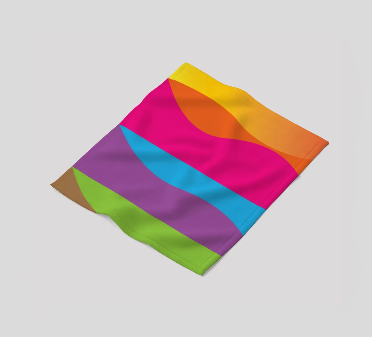 layers of earth vector color fleece blanket by Plumpz