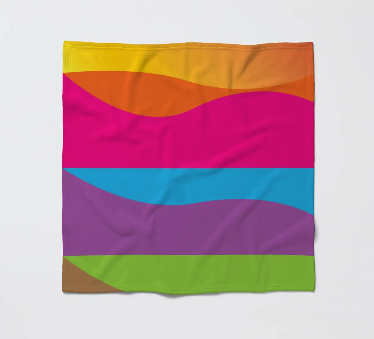 layers of earth vector color fleece blanket by Plumpz