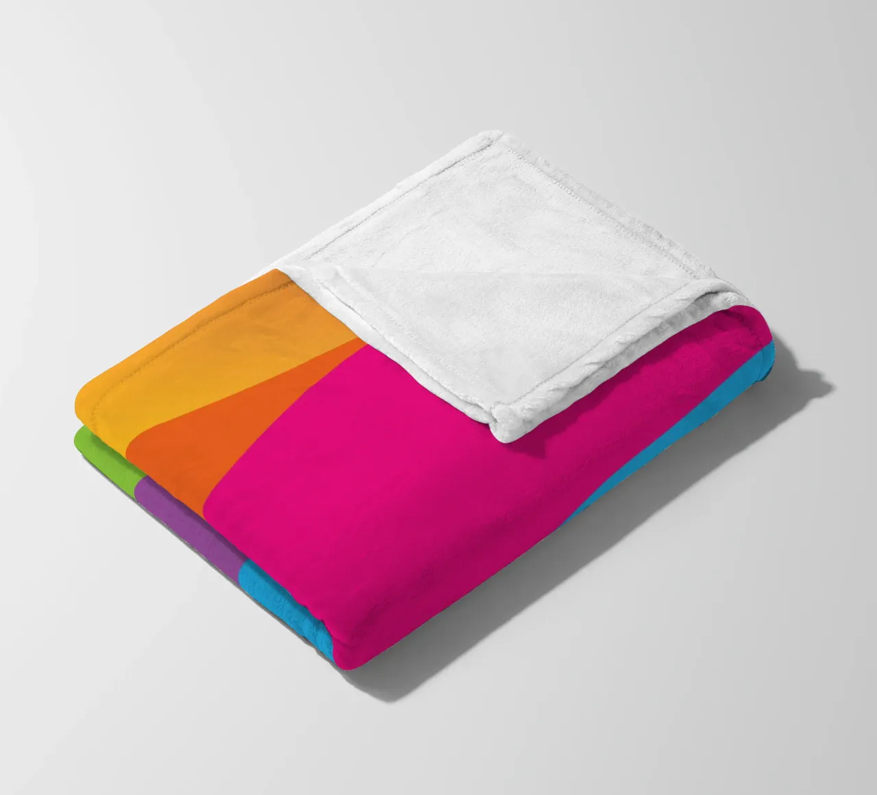 layers of earth vector color fleece blanket by Plumpz