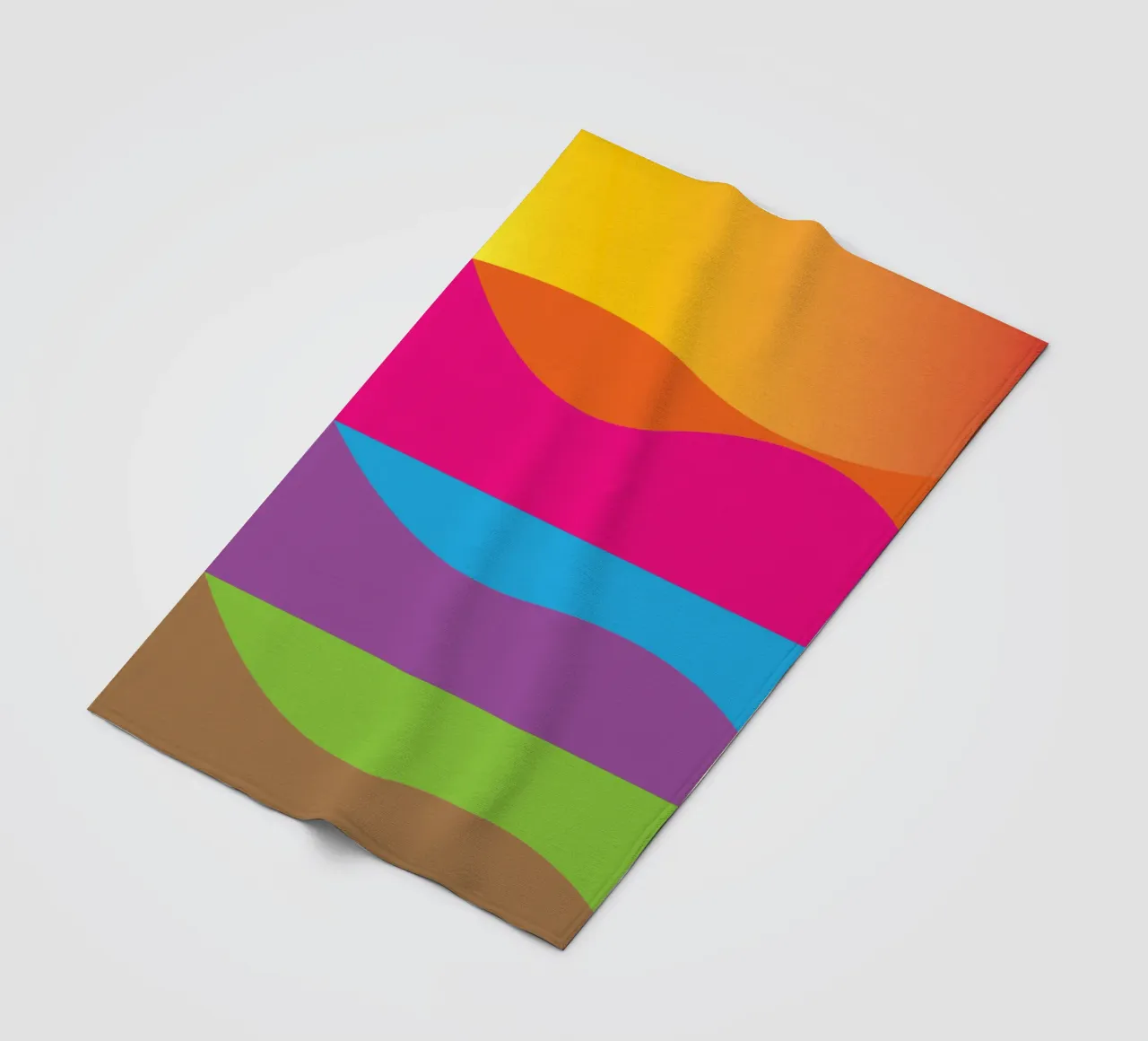 layers of earth vector color fleece blanket by Plumpz
