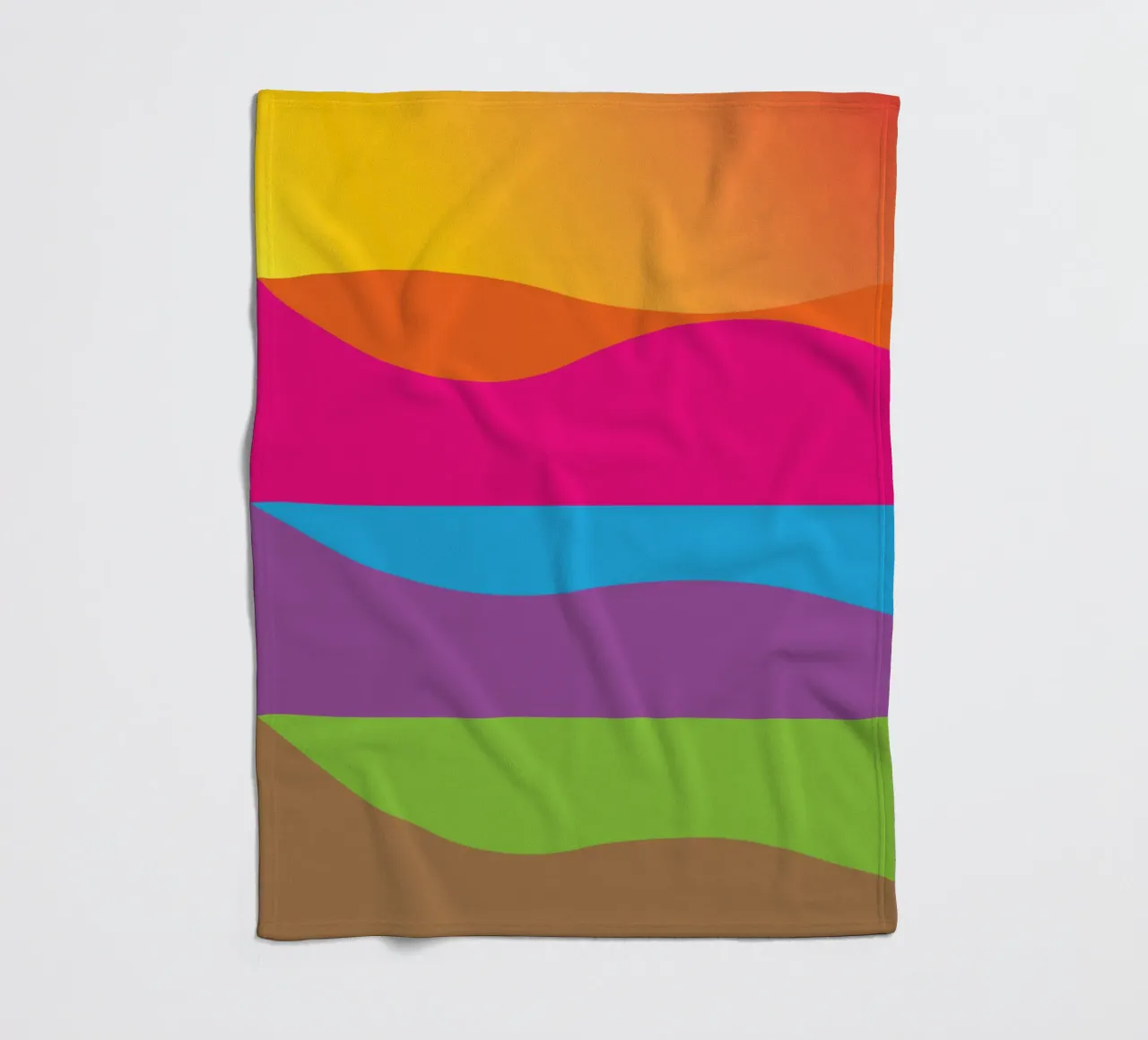 layers of earth vector color fleece blanket by Plumpz