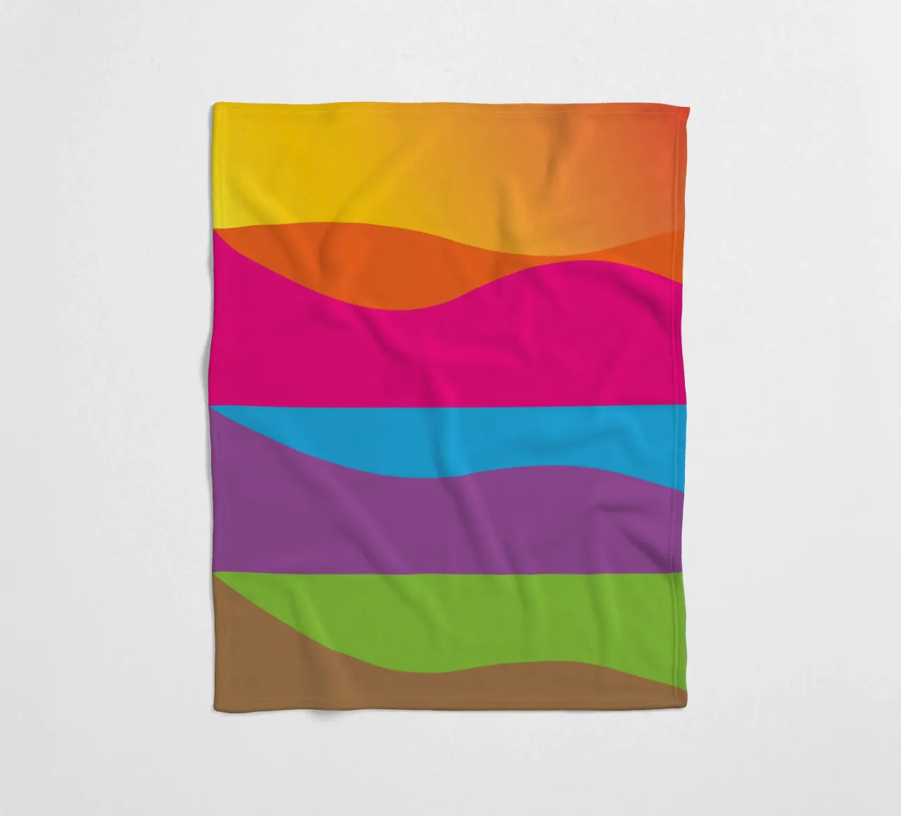 layers of earth vector color fleece blanket by Plumpz