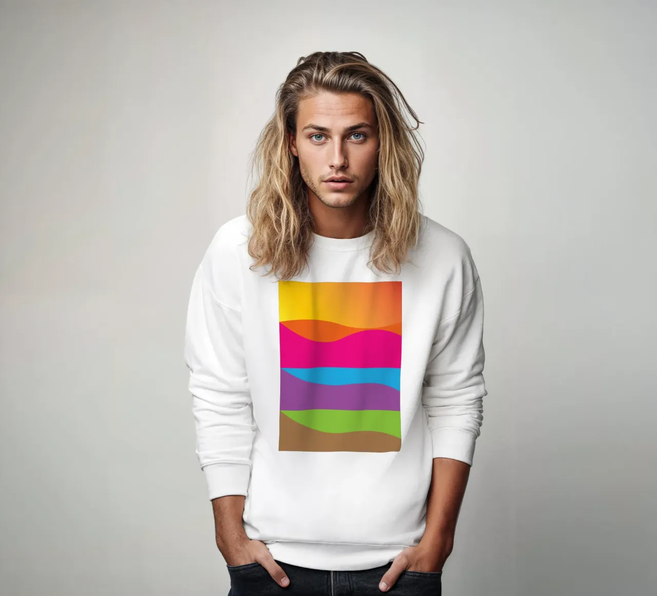 capas de la tierra vector color sudadera de Plumpz