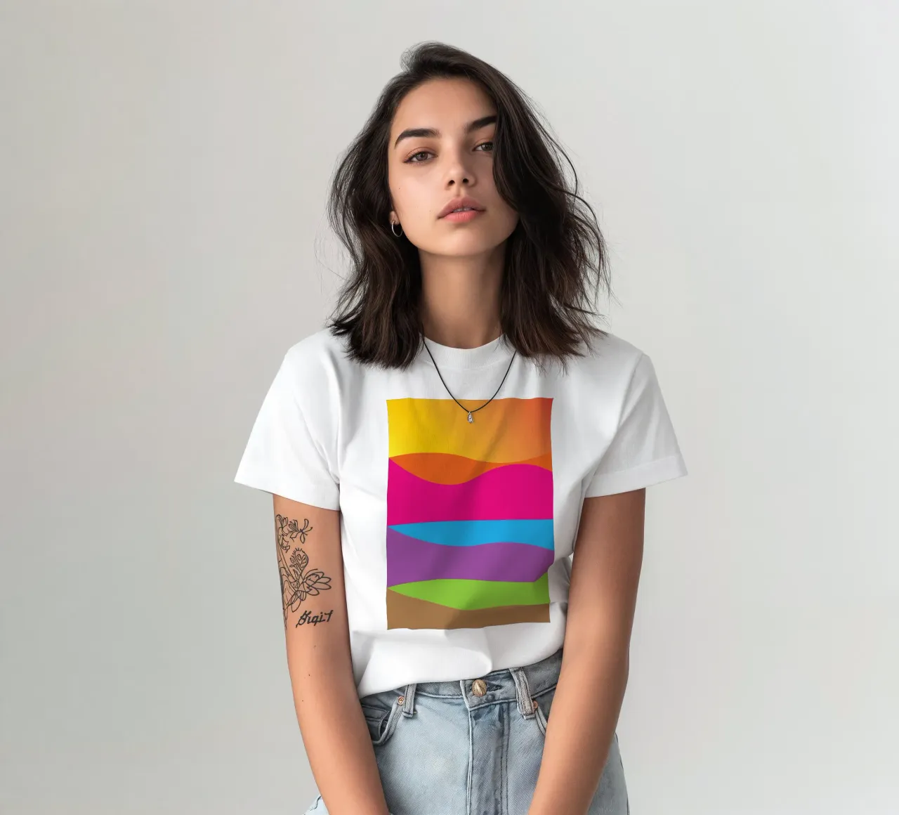 strati della terra colore vettoriale t-shirt da Plumpz