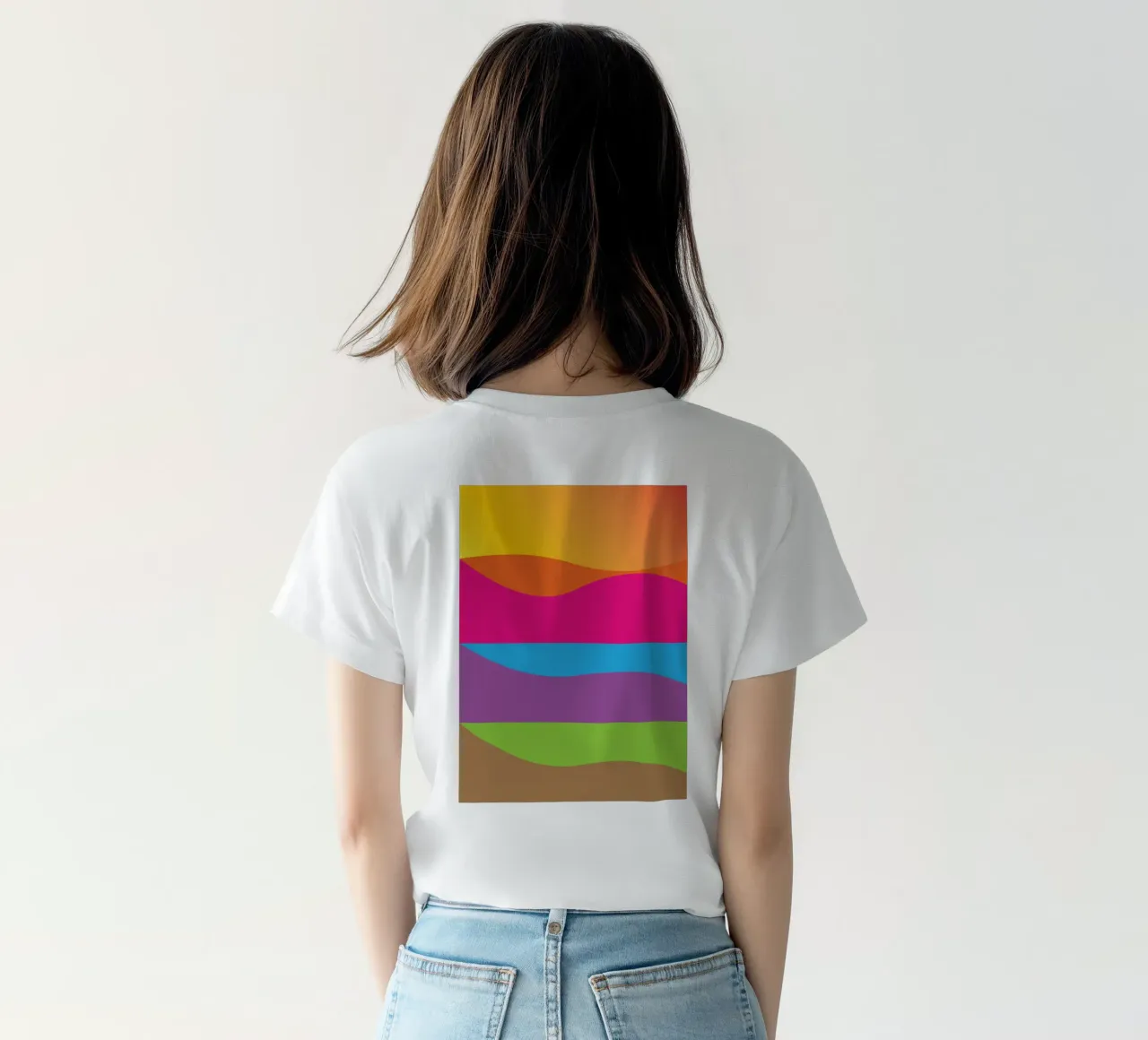 strati della terra colore vettoriale t-shirt da Plumpz