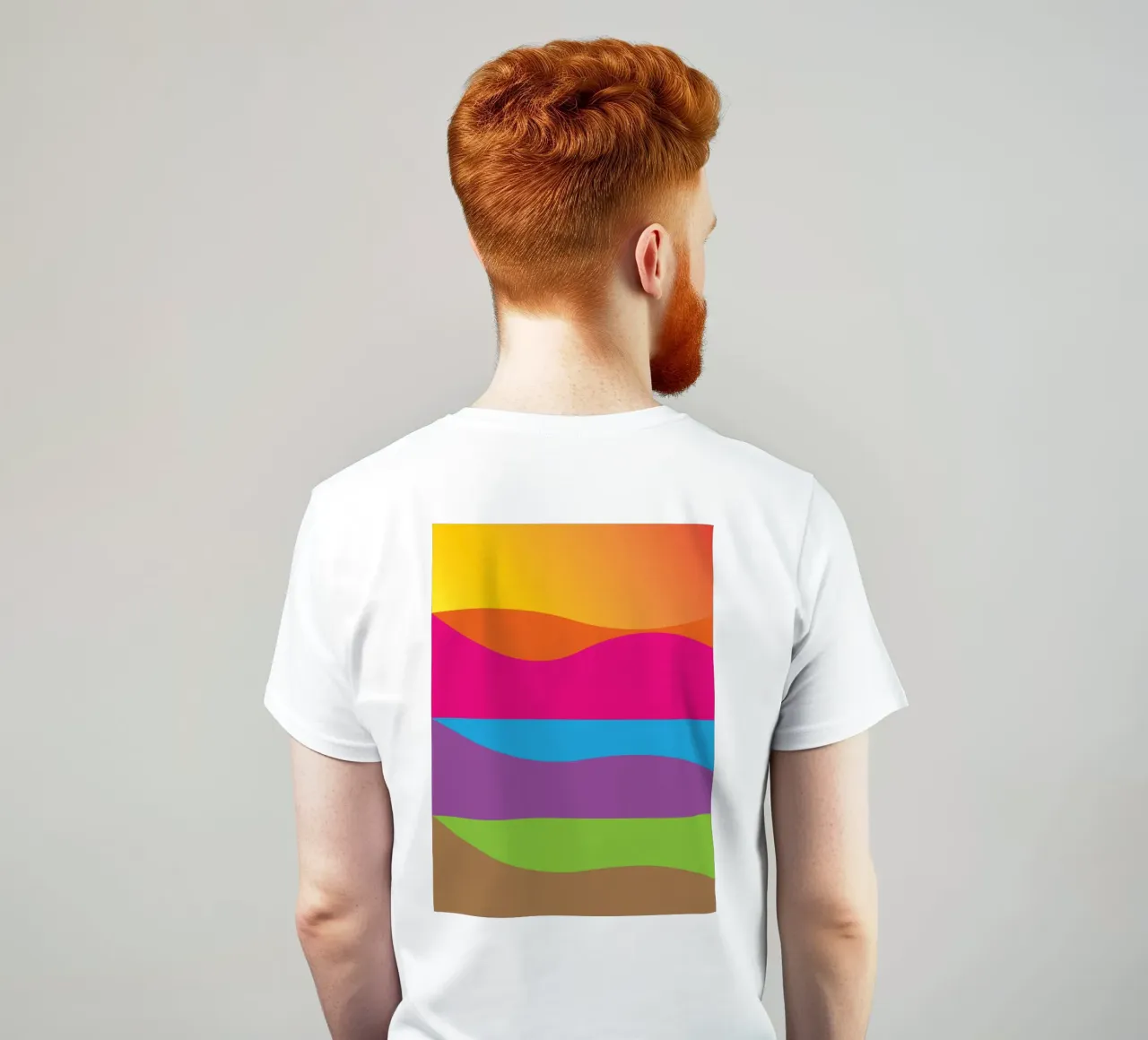 strati della terra colore vettoriale t-shirt da Plumpz