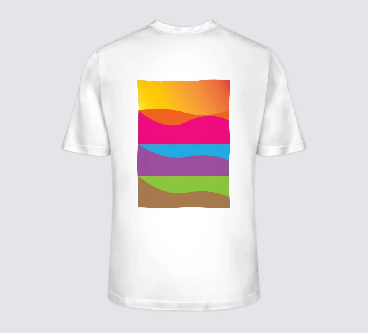 strati della terra colore vettoriale t-shirt da Plumpz