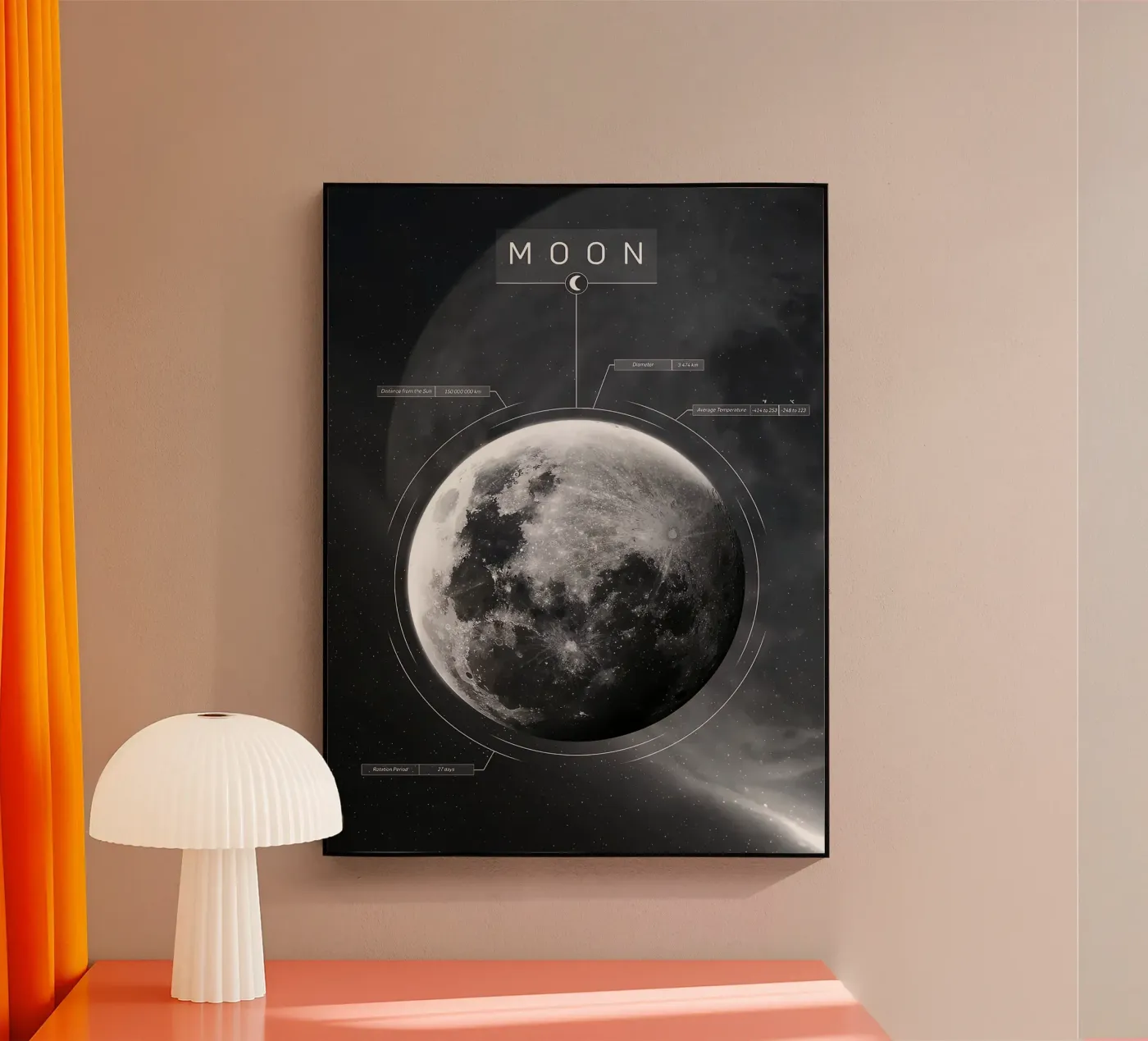 La lune plexiglas de ShopByHaru