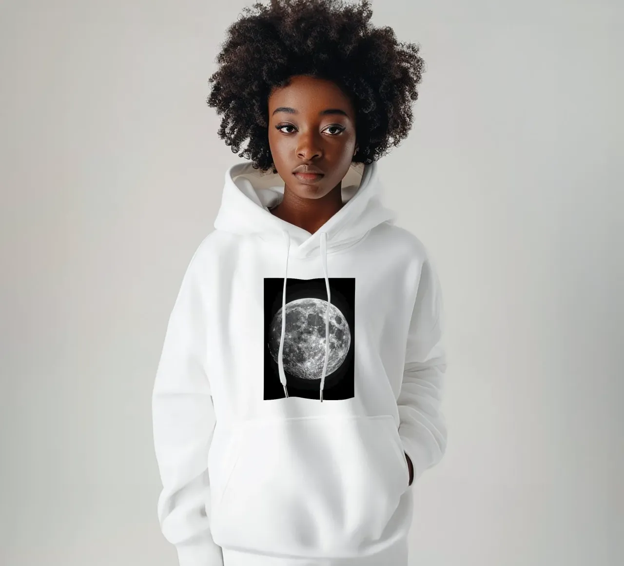 Luna piena felpa con cappuccio da ShopByHaru