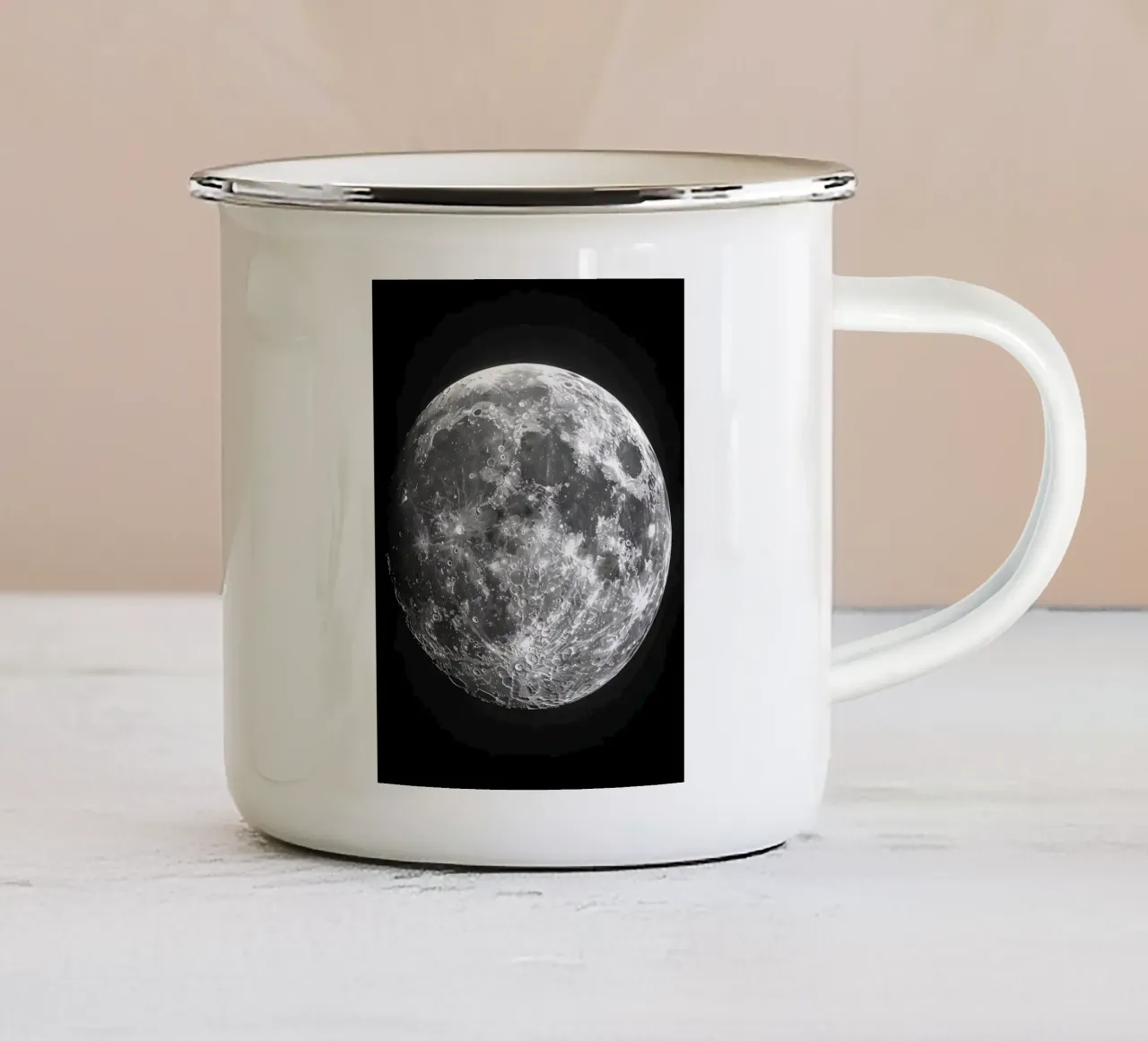 Luna piena tazza in smalto da ShopByHaru