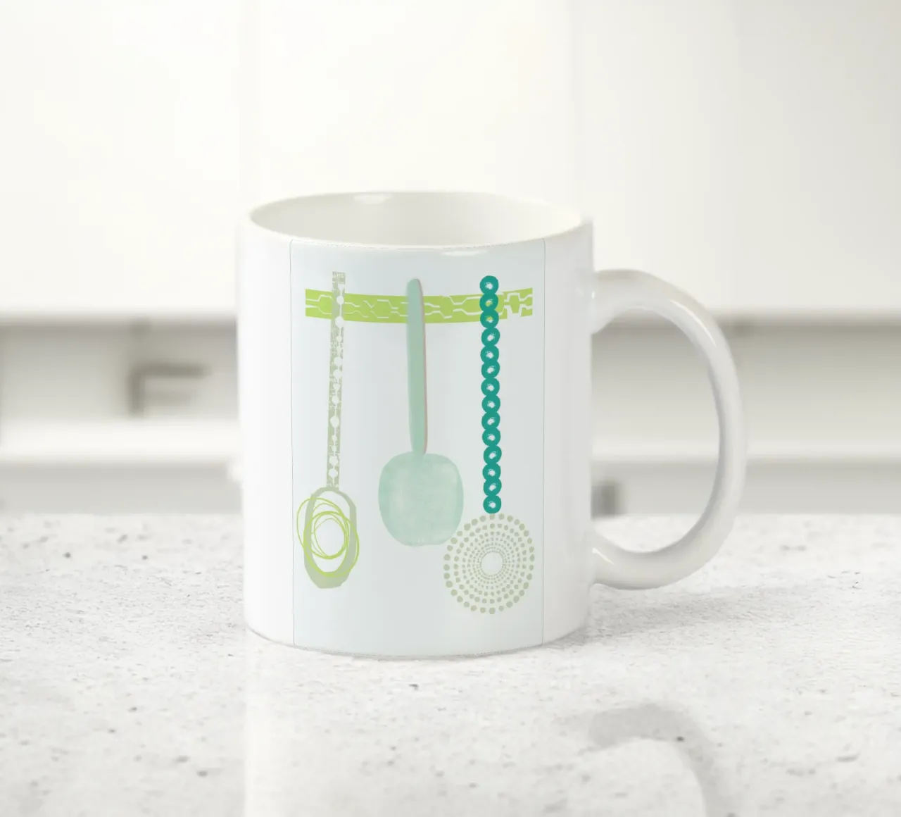 Cooking Time ceramic mug by Catherine Aguilar
