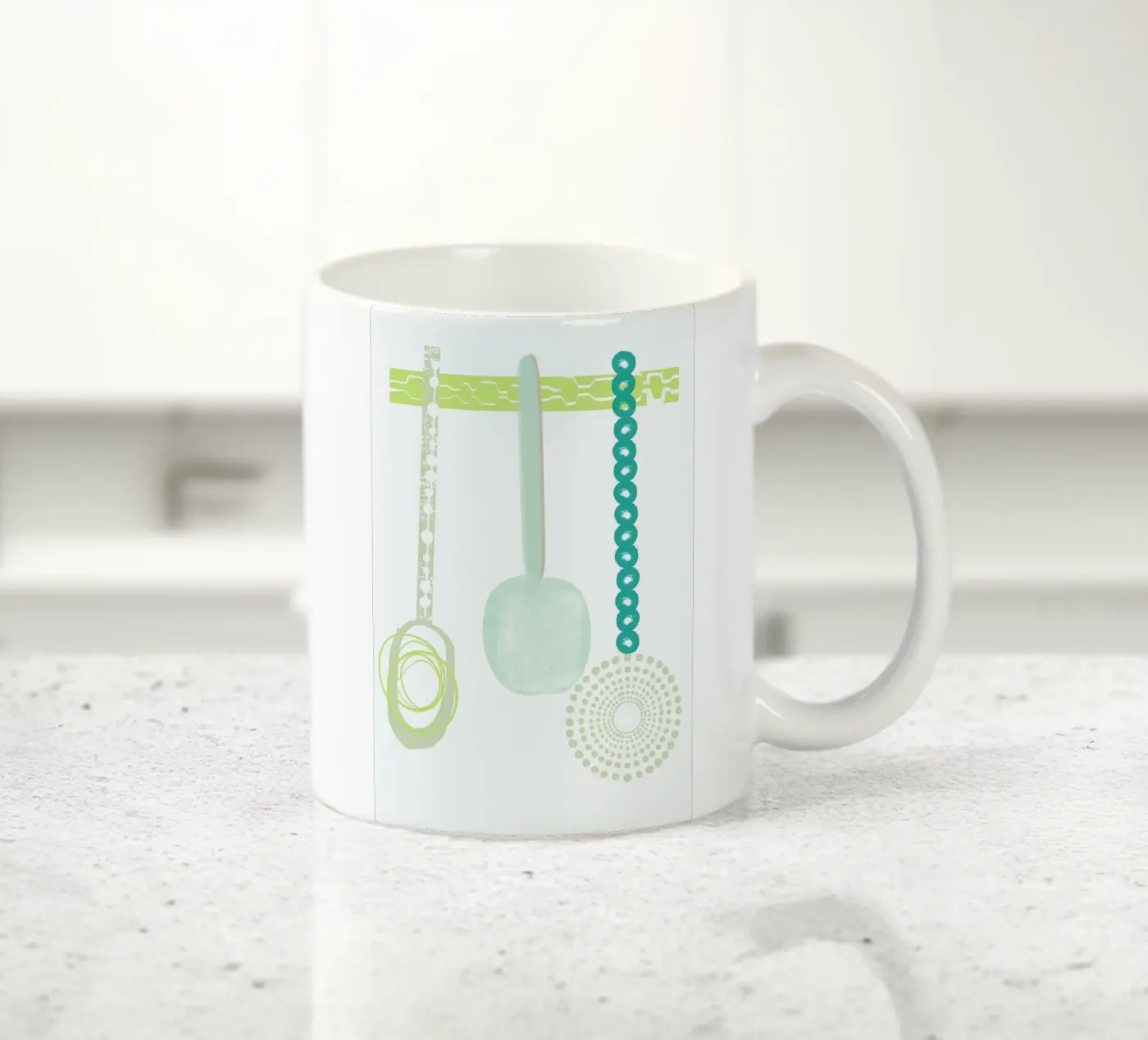 Cooking Time ceramic mug by Catherine Aguilar