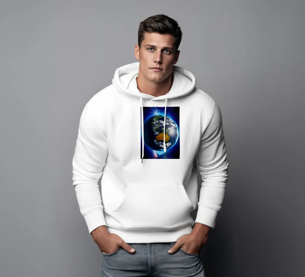 La Terre vue de l'espace_ Vue de l'Australie sweat à capuche de ShopByHaru