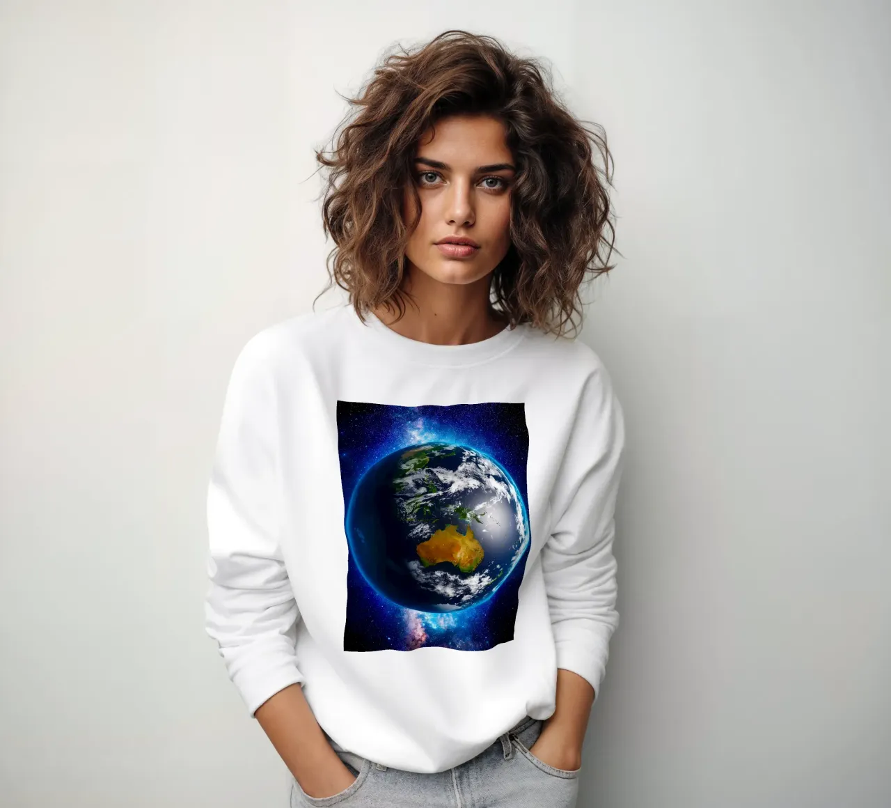La Terre vue de l'espace_ Vue de l'Australie sweat de ShopByHaru