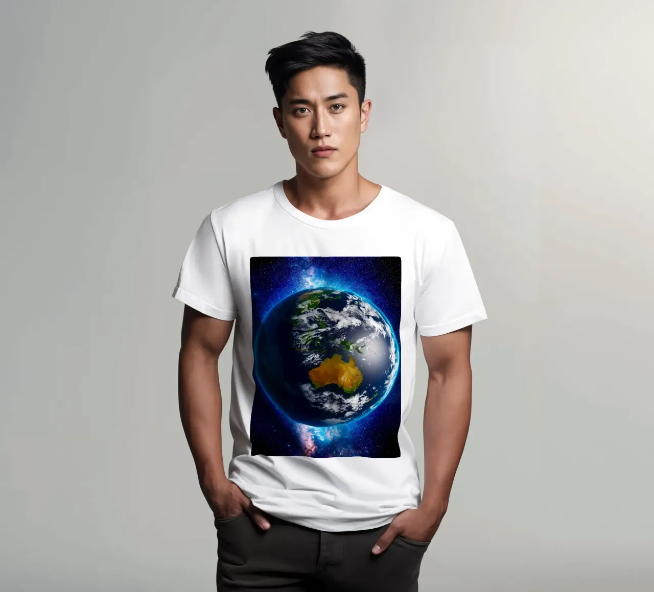 La Terre vue de l'espace_ Vue de l'Australie t-shirt de ShopByHaru