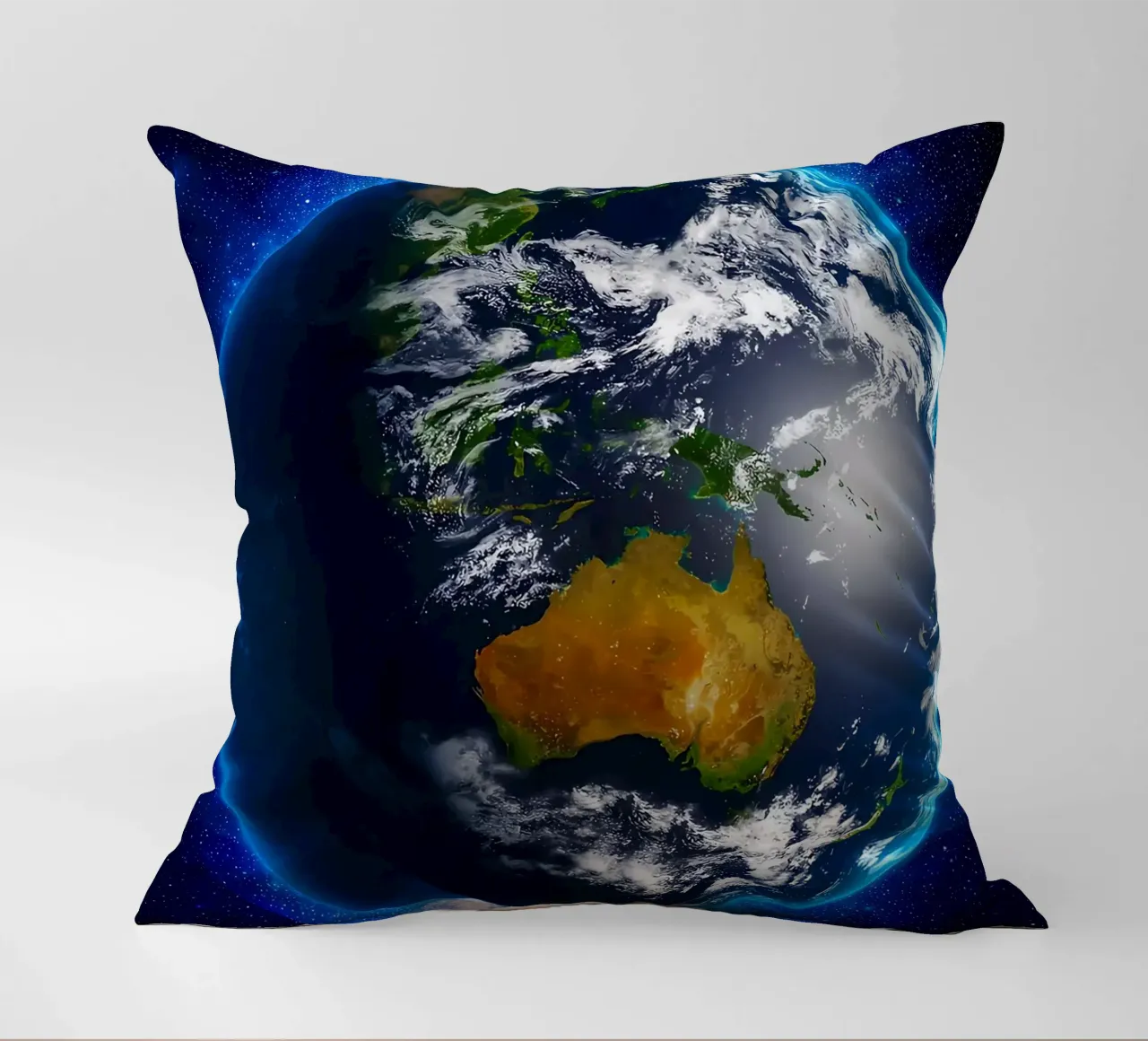 La Terre vue de l'espace_ Vue de l'Australie coussin de ShopByHaru