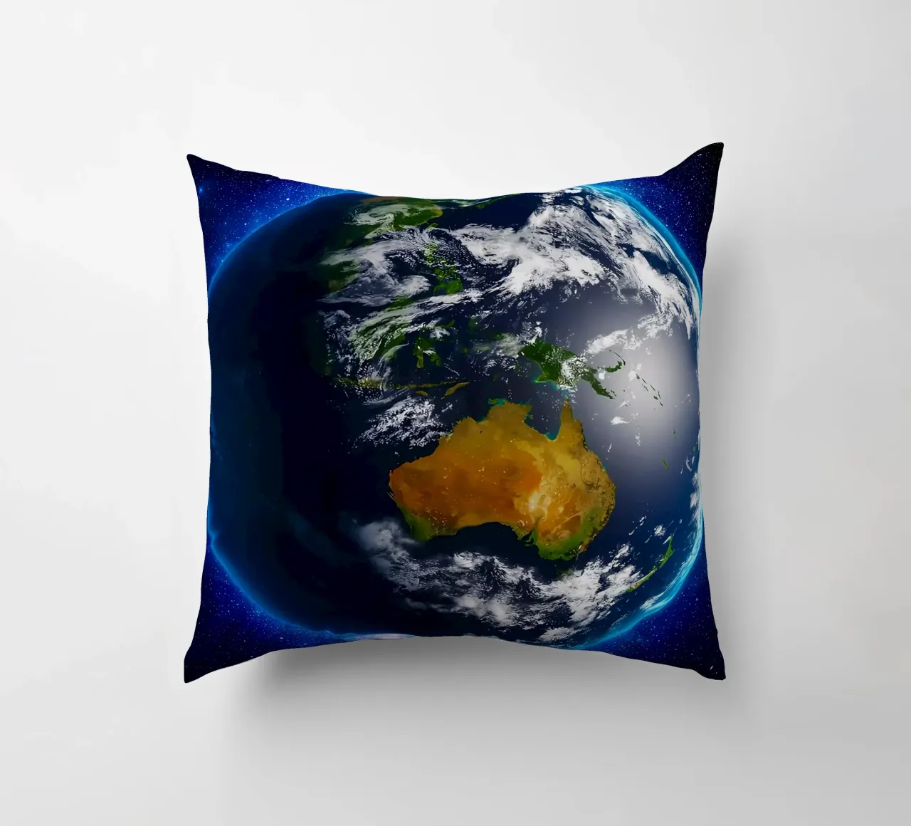 La Terre vue de l'espace_ Vue de l'Australie coussin de ShopByHaru