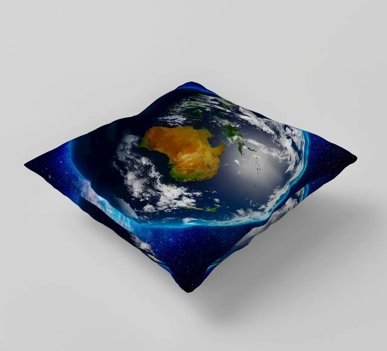 La Terre vue de l'espace_ Vue de l'Australie coussin de ShopByHaru