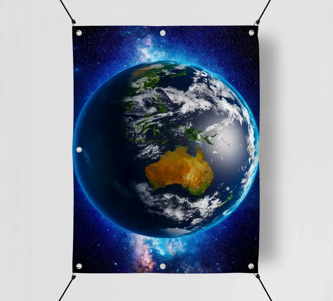 La Terre vue de l'espace_ Vue de l'Australie bâche pvc de ShopByHaru