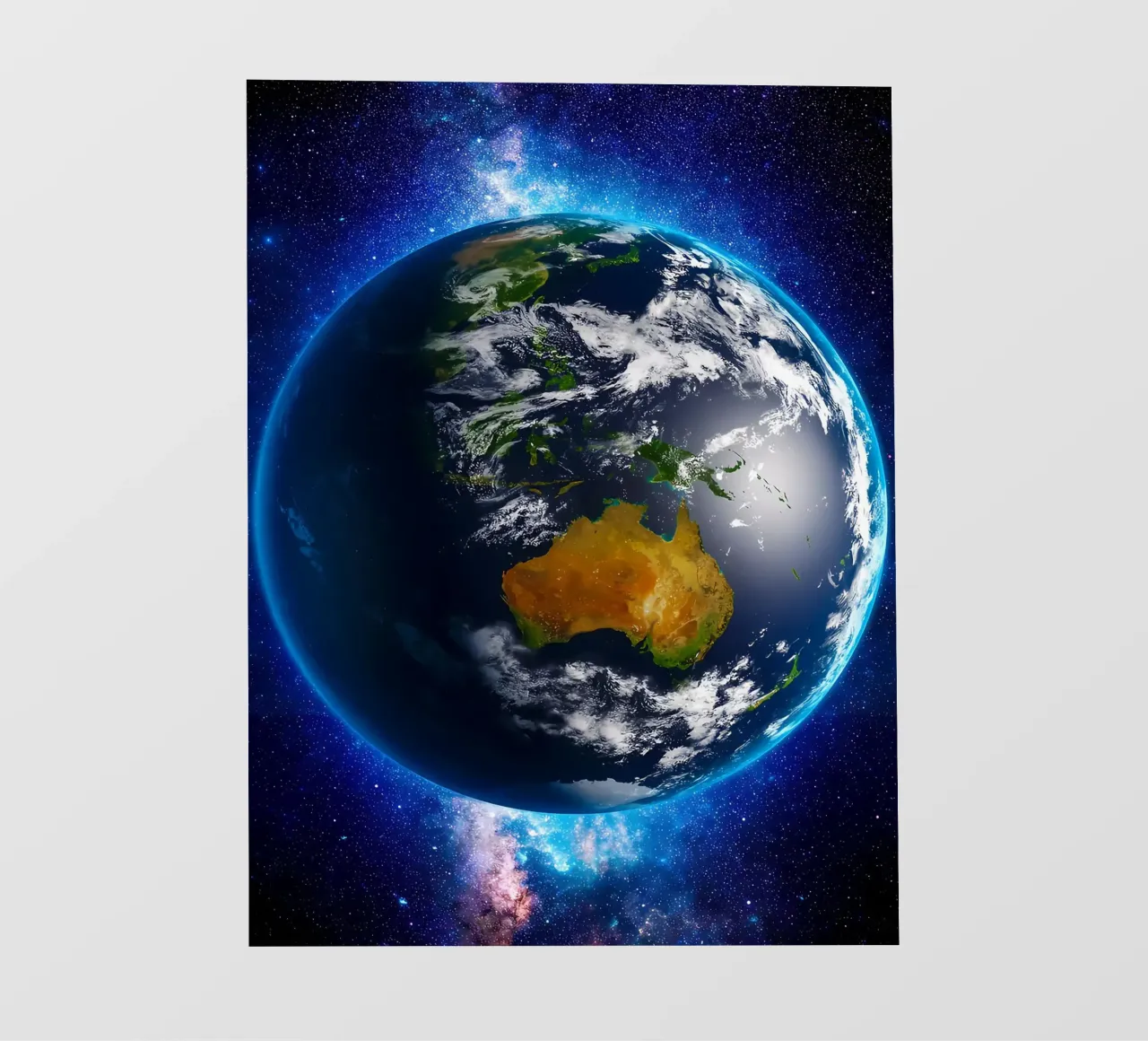La Terre vue de l'espace_ Vue de l'Australie bâche pvc de ShopByHaru