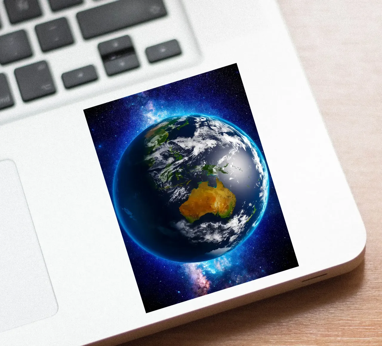 La Terre vue de l'espace_ Vue de l'Australie autocollant de ShopByHaru