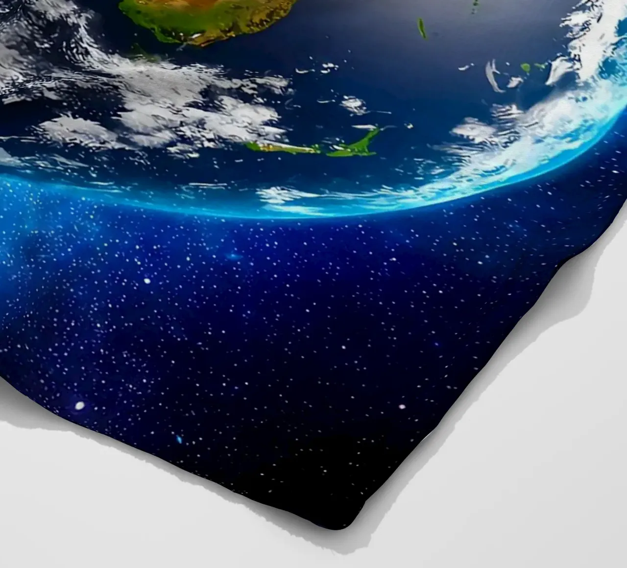 La Terre vue de l'espace_ Vue de l'Australie plaid polaire de ShopByHaru