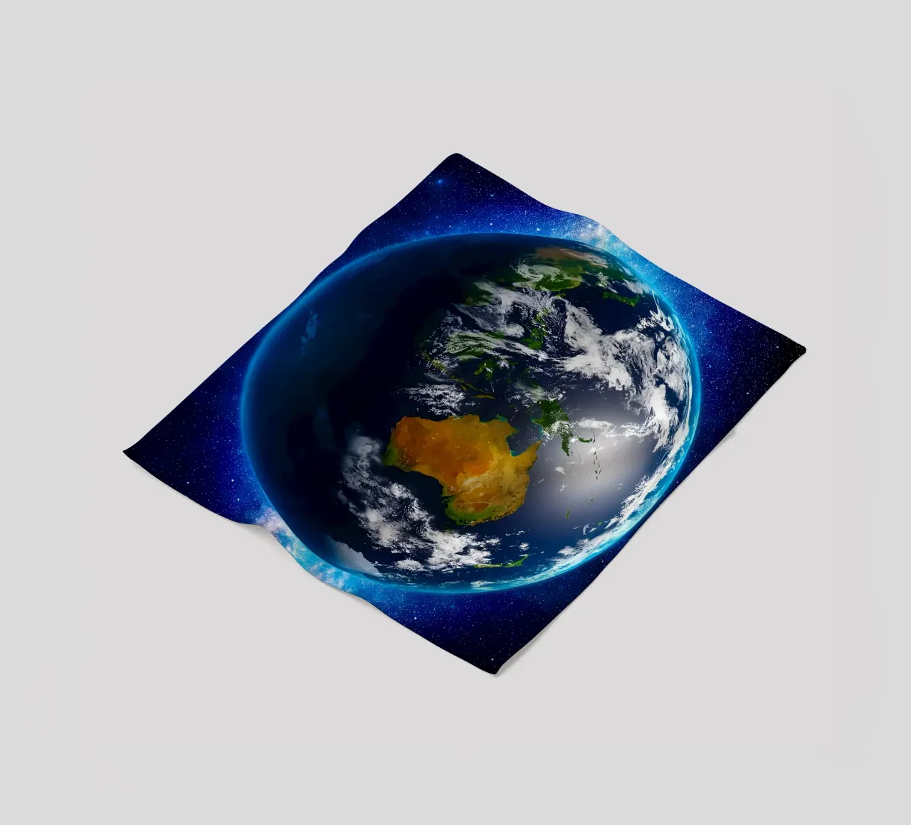 La Terre vue de l'espace_ Vue de l'Australie plaid polaire de ShopByHaru