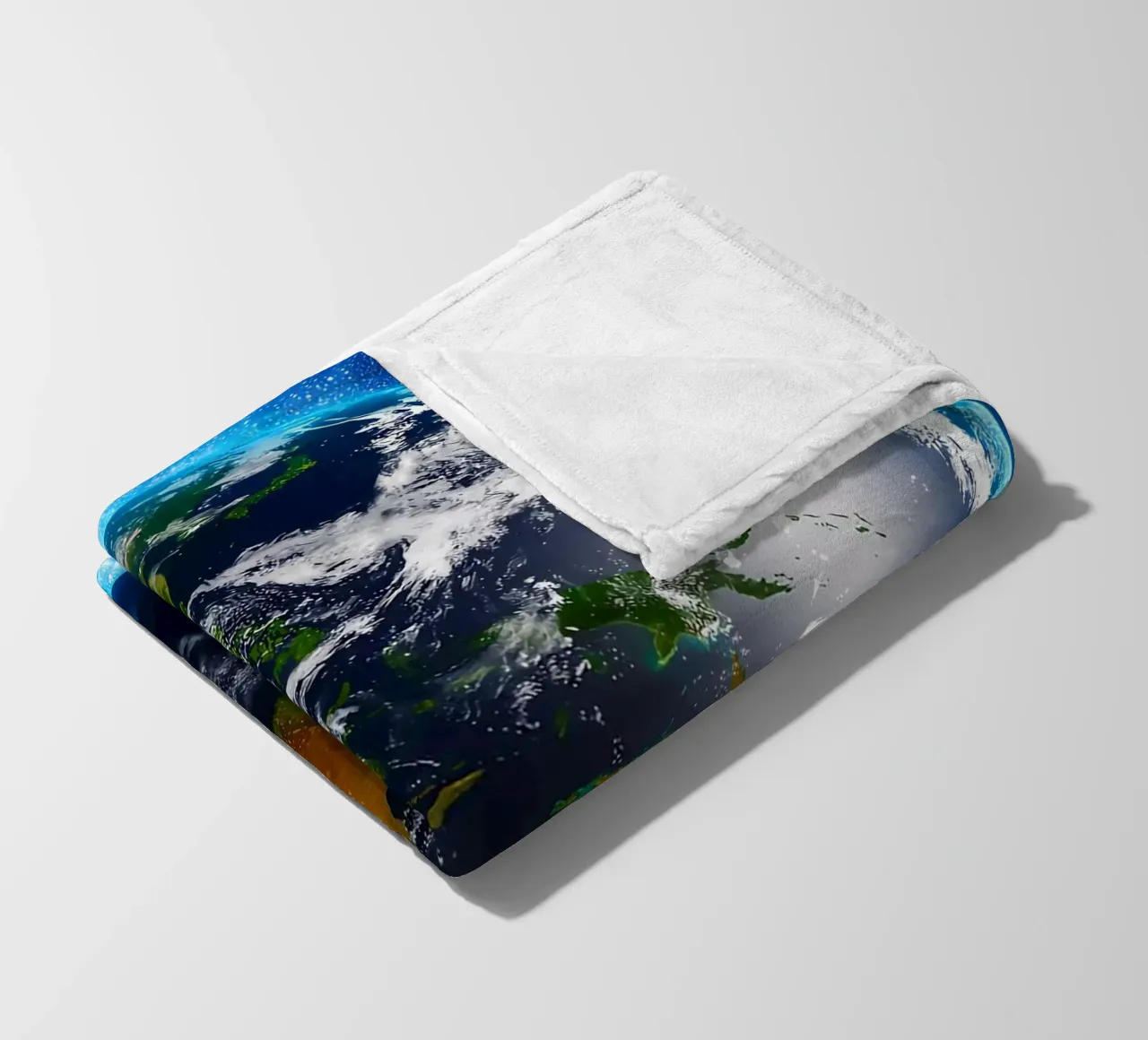 La Terre vue de l'espace_ Vue de l'Australie plaid polaire de ShopByHaru