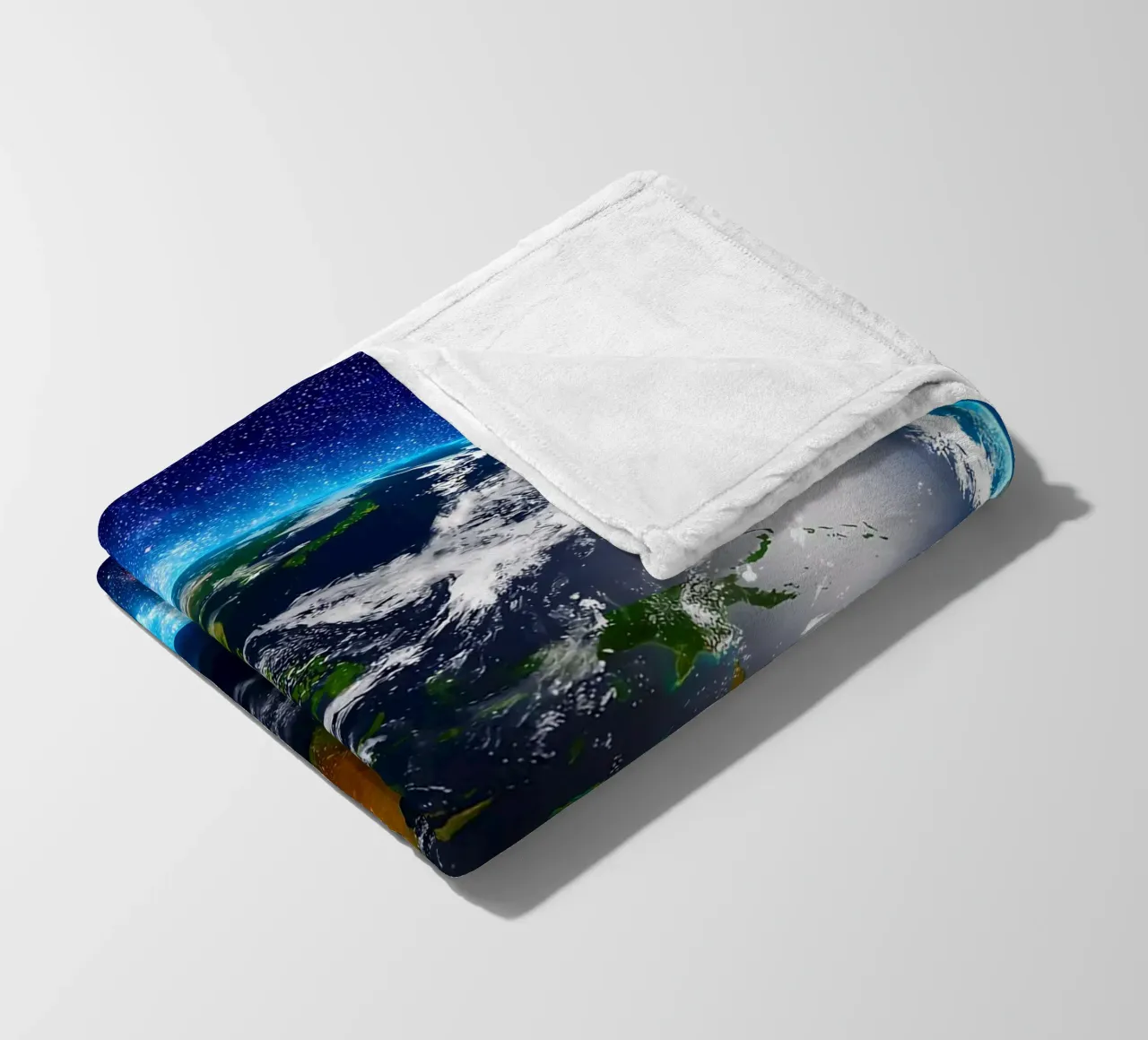La Terre vue de l'espace_ Vue de l'Australie plaid polaire de ShopByHaru
