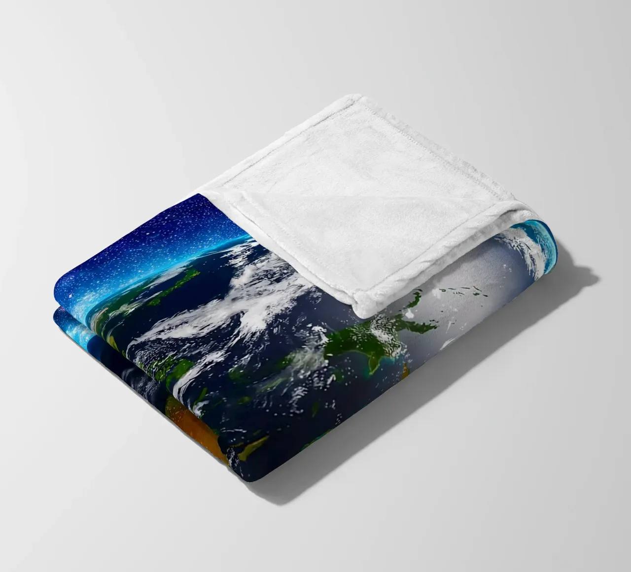 La Terre vue de l'espace_ Vue de l'Australie plaid polaire de ShopByHaru