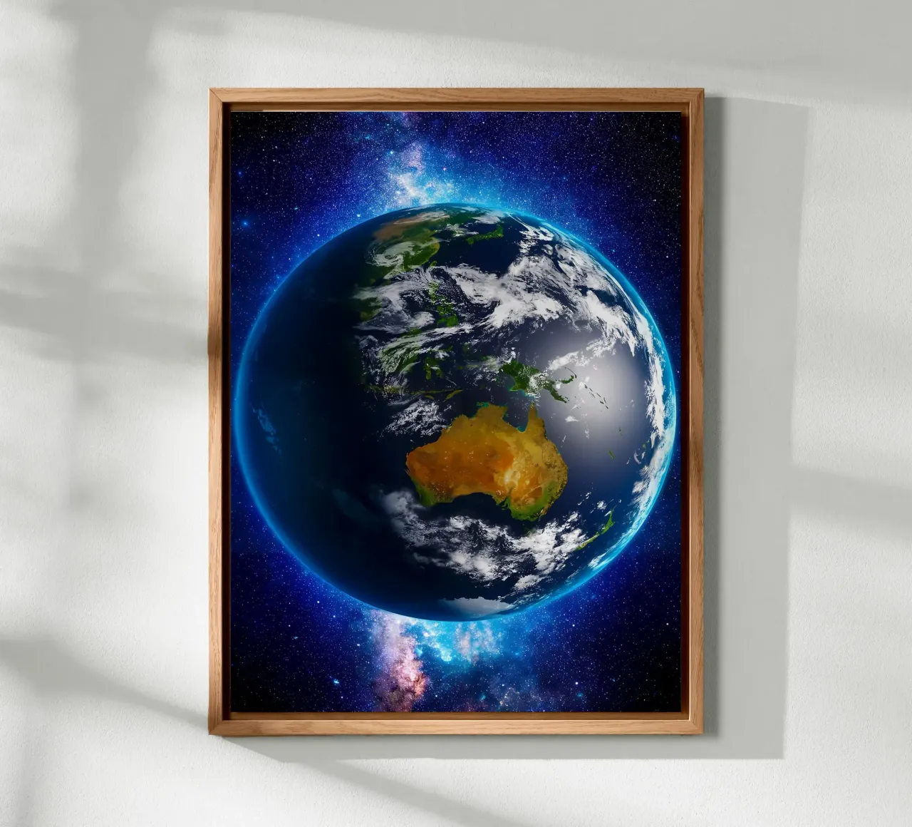 La Terre vue de l'espace_ Vue de l'Australie alu dibond de ShopByHaru