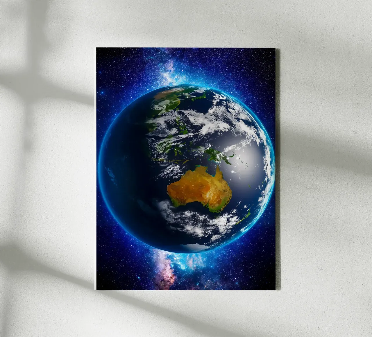 La Terre vue de l'espace_ Vue de l'Australie toile de ShopByHaru