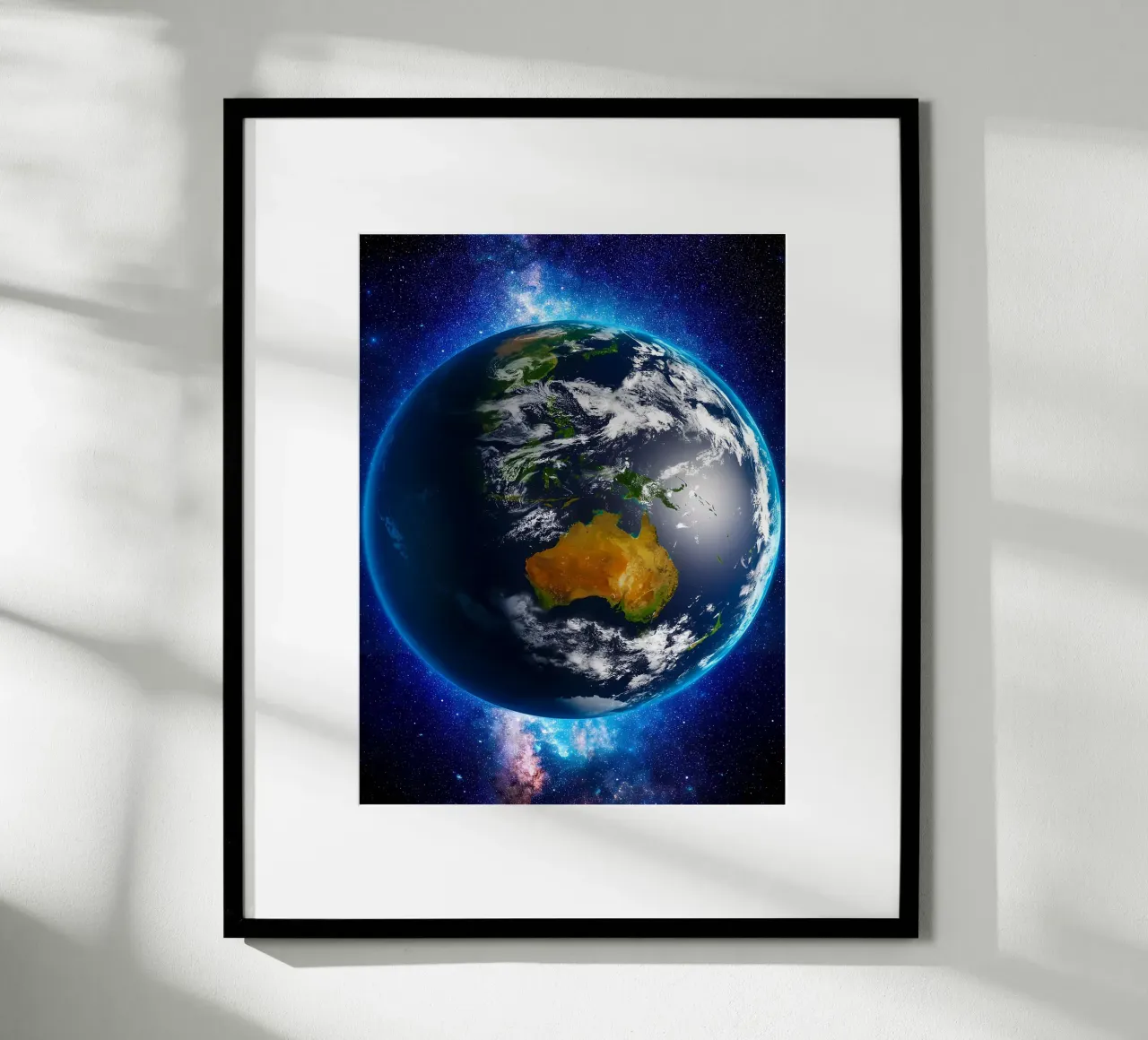 La Terre vue de l'espace_ Vue de l'Australie hahnemühle de ShopByHaru